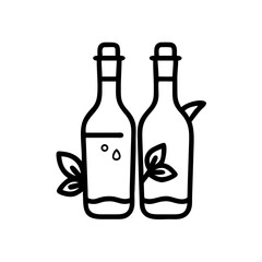 vinegar and oil