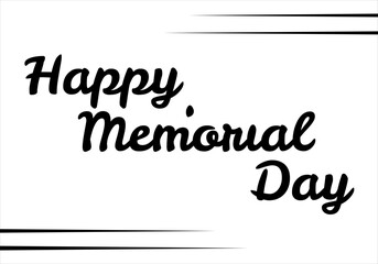 Happy Memorial Day poster, background. Remember and honor. art, Flat Vector illustration EPS10, 88