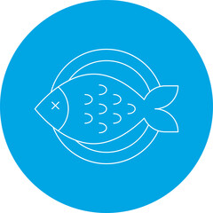 Fish icon single vector illustration