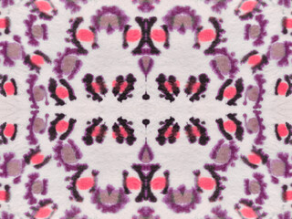 Pink Abstract Spot. Art Pink Color Magenta Blot. Ink Creative Se