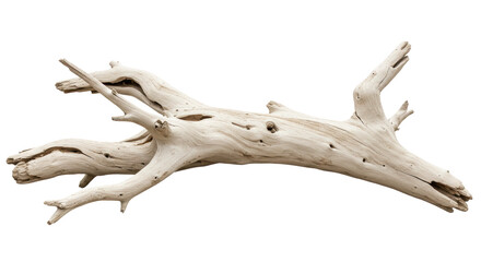 Isolated Driftwood Branch © Leon