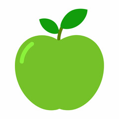 vector illustration of an apple