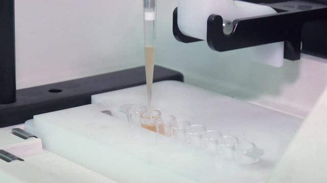 Life Technology PCR machine, polymerase chain reaction, equipment for DNA amplification. PGD Pre-implantation Genetic Diagnosis procedure
