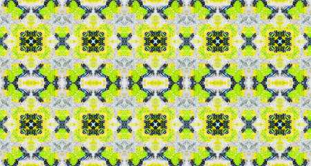 Seamless Stripe Ikat Brush. Abstract Wavy Wave. Seamless Watercolor Repeat Pattern Tribal Bohemian Brush. Blue Color Geometric Pattern. Pink Color Boho Ethnic Batik. Orange Color Geometric Textile.