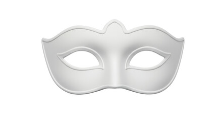 Isolated White Mask