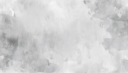Naklejka premium Marbled grunge, soft gray, or silver vintage colors, white watercolor background painting has a hazy distressed look.