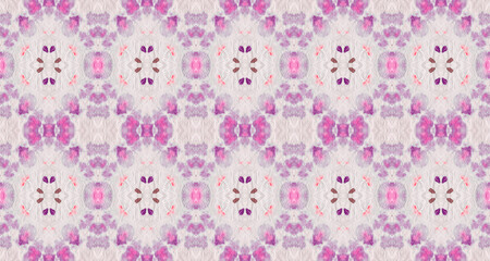Water Color Bohemian Pattern. Seamless Watercolor Carpet Pattern
