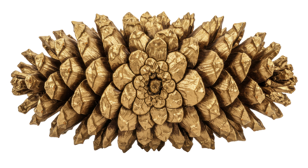 Isolated Pine Cone Flower