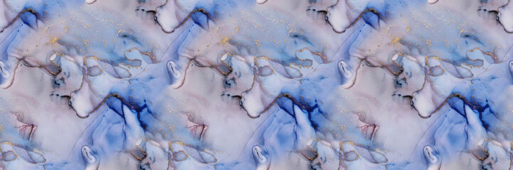 Pink Water Color Marble. Lilac Alcohol Ink