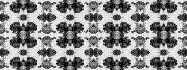 Spot Abstract Mark. Line Tie Dye Repeat. Tiedye Geometric White