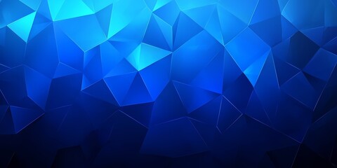 Obraz premium Blue and white background with a lot of blue and white triangles. The triangles are arranged in a way that creates a sense of movement and energy. Scene is dynamic and lively