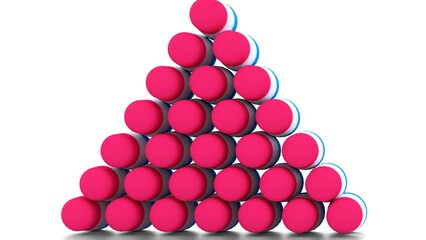 Ice pop (frozen dessert) on white background