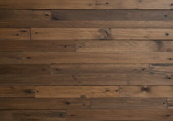 Naklejka premium Brown wood wall texture with rustic horizontal planks and natural grain pattern background for design and interior decor