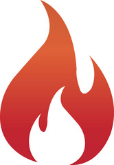 vector illustration of a fire