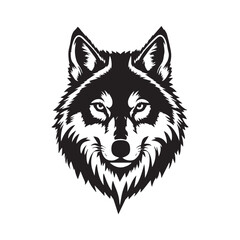 wolf head mascot