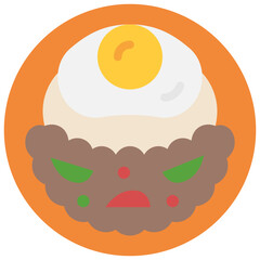 phat kaphrao flat icon