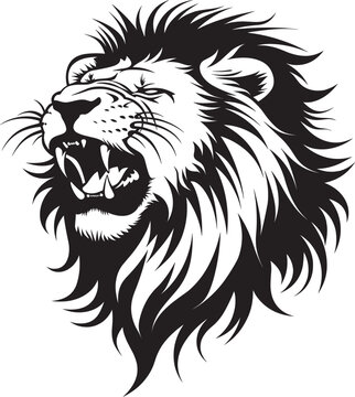 Roaring Lions SVG, Baby shower Lions Cut file, Silhouette, Wild animal lover Cricut, Lions School Mascot Vector Png dfx Digital Download