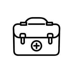 Icon of a doctorchest / first aid kit
