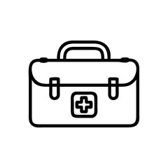 Icon of a doctorchest / first aid kit