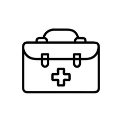 Icon of a doctorchest / first aid kit