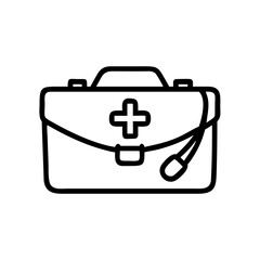 Icon of a doctorchest / first aid kit