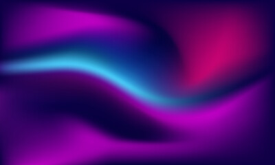 Digital Fluid Gradient Background with Neon Glow