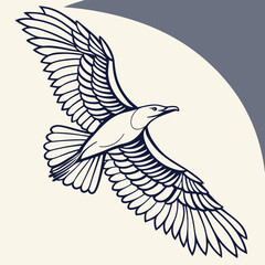 Obraz premium bird in flight