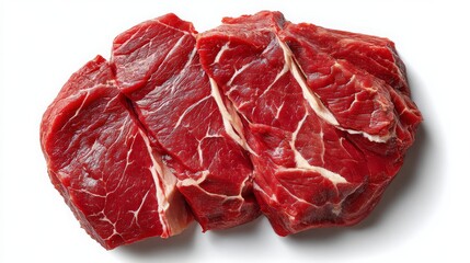 Obraz premium Fresh Red Meat Cuts for Culinary Delights and Healthy Dishes