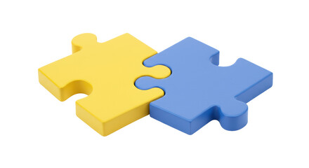 Isolated Jigsaw Puzzle Pieces