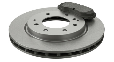 Isolated Car Brake Disc © Leon