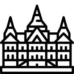 grand palace line icon