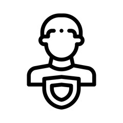 privacy line icon