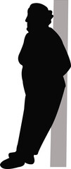  a woman body silhouette vector