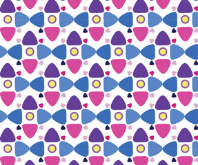 Abstract geometric pattern background. Simple circle square shapes, modern style. Vector design