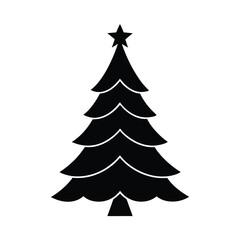 Fototapeta premium christmas tree vector illustration
