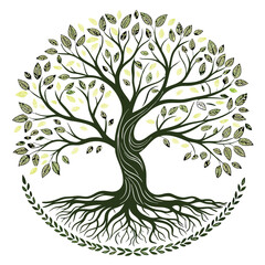 Fototapeta premium tree with roots