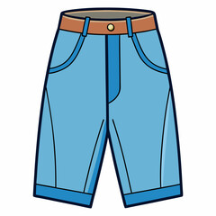 blue jeans isolated on white