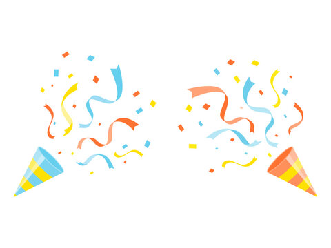 パーティ　クラッカー／Party cracker　リボン　紙吹雪	セット