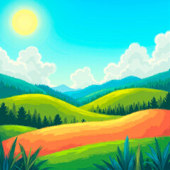 Obraz premium Scenic landscape