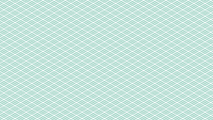 Turquoise and white seamless pattern with geometric shapes. Plaid textured check vector background. 