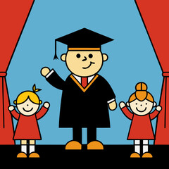 happy parents with their children