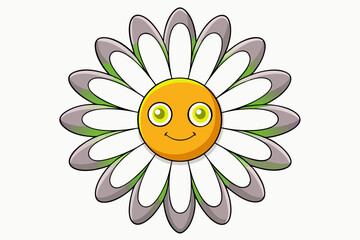 sunflower isolated on white background