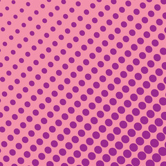 Halftone background. purple diagonal dotted pattern. Backdrop with circles, rounds, dots, design element for web banners, posters, cards, wallpapers. pink color Vector illustration