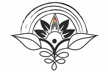 abstract floral ornament