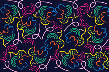 abstract seamless pattern with circles