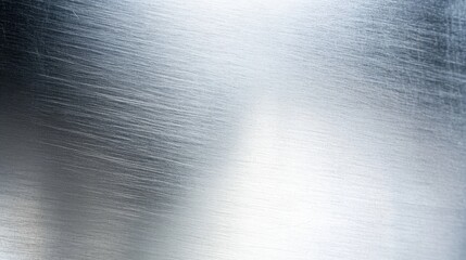 Brushed aluminum surface showcases seamless metallic texture in modern industrial design