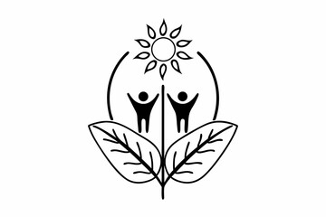 Fototapeta premium vector illustration of a white flower