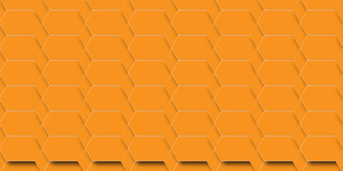 Abstract yellow hexagon concept background. hexagon concept design abstract technology background vector illustrator. Web design, cover, web, flyer, card, poster, design used for banner, presentation 