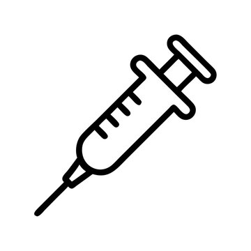 &Iacute;cono de jeringa vectorial PNG con fondo transparente que simboliza la vacunaci&oacute;n, la medicina y la atenci&oacute;n m&eacute;dica