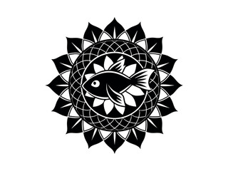 Design of traditional Mandala Art